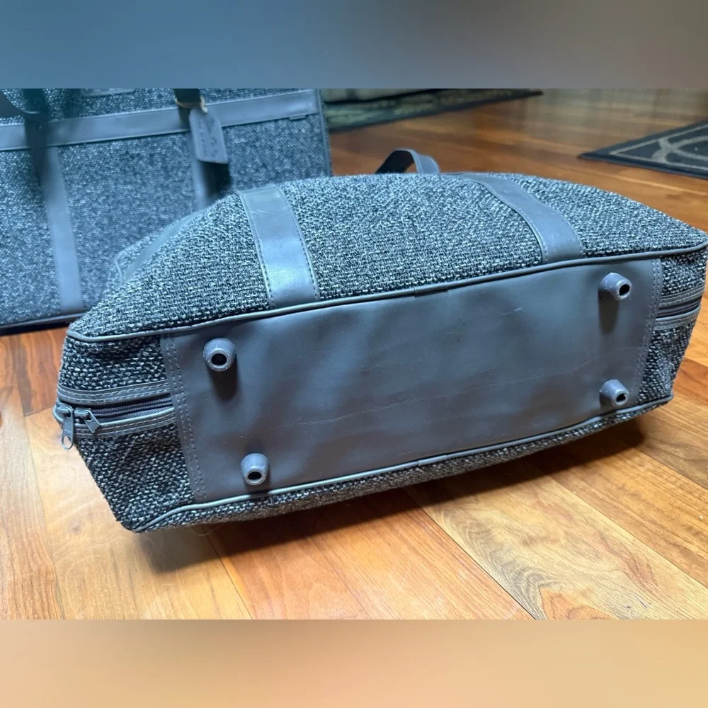 Pierre Cardin‎ 3 Piece Travel Bag Suitcase Set in Grey Tweed